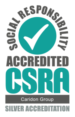​Caridon Group awarded Silver CSR Accreditation for commitment to ethical business and community impact