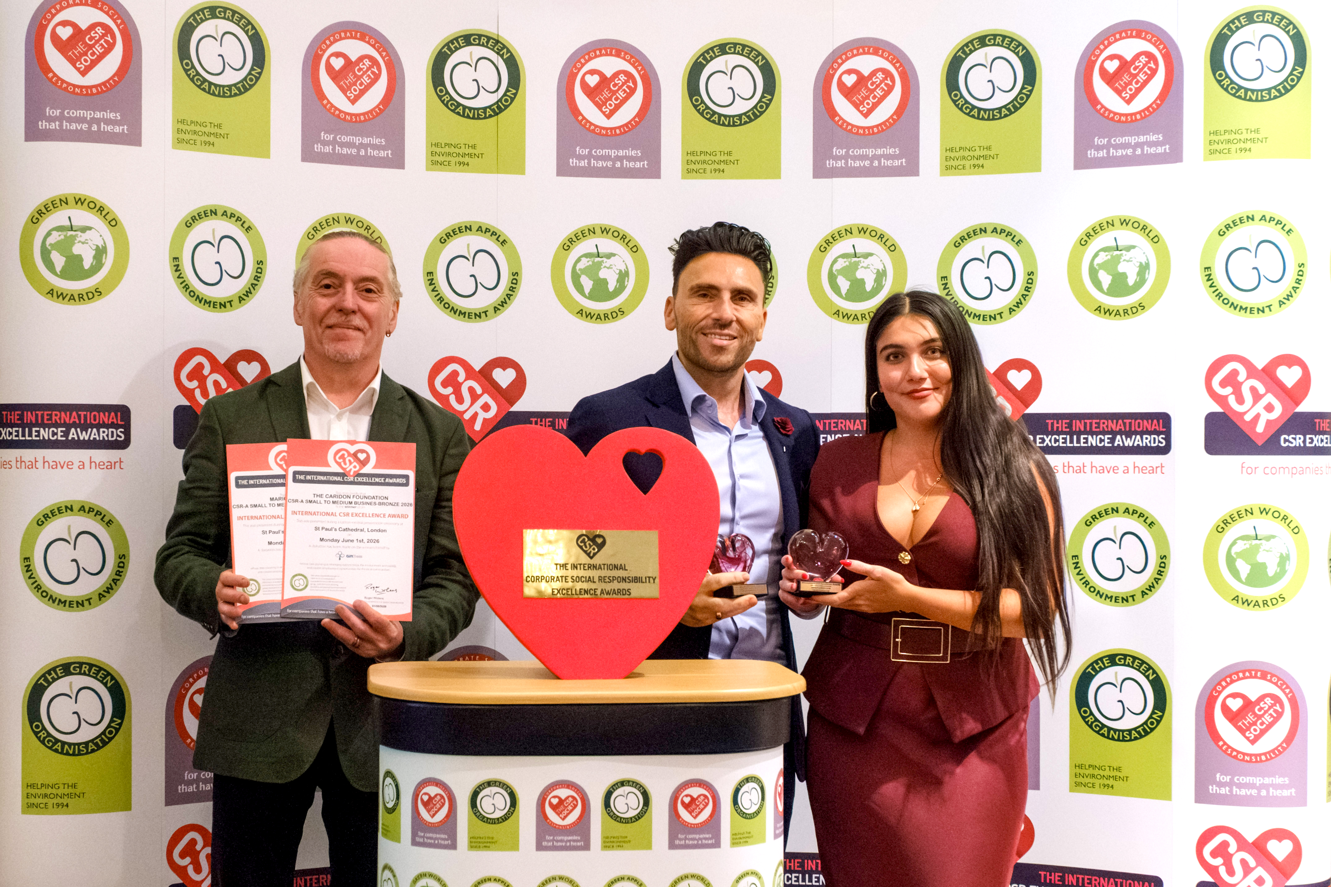 Caridon Foundation wins Bronze at the International CSR Excellence Awards 2026